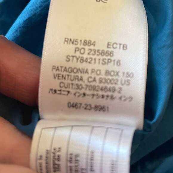 PATAGONIA  Nanopuff STY 84211SP16 blue  full zip/Mens XL - Picture 3 of 13